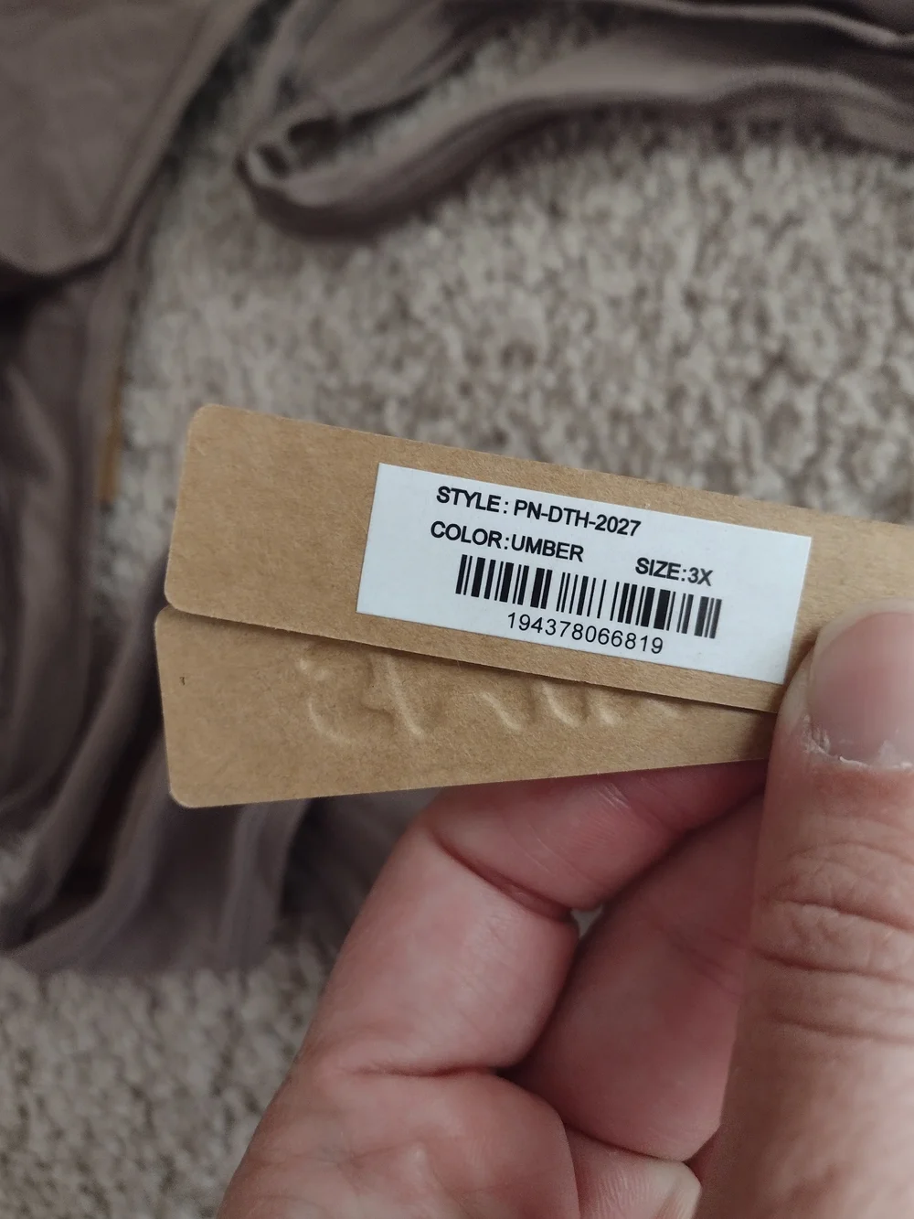 SKIMS 3-Pack thongs Size 3x umber